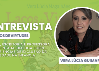 Brincadeira e inclusão de mãos dadas em lançamento infantil interativo