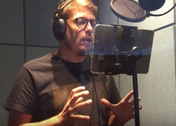 Fabio Porchat volta aos estúdios da Tocalivros para narrar George Orwell