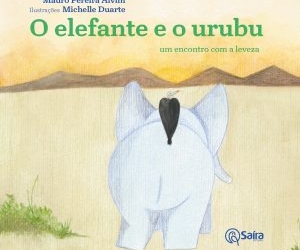 O elefante e o urubu: um encontro de ternura e lições valiosas