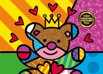 Romero Britto lança livro de colorir com traços icônicos e convite à criatividade