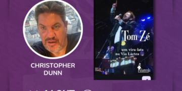 Christopher Dunn lança biografia   que marca os 90 anos de Tom Zé